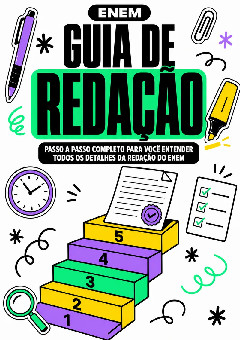 Capa do bônus Guia de Redação do ENEM