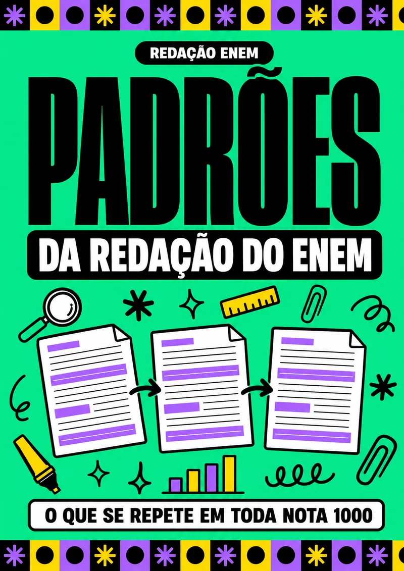 Capa do bônus Padrões da Redação do ENEM